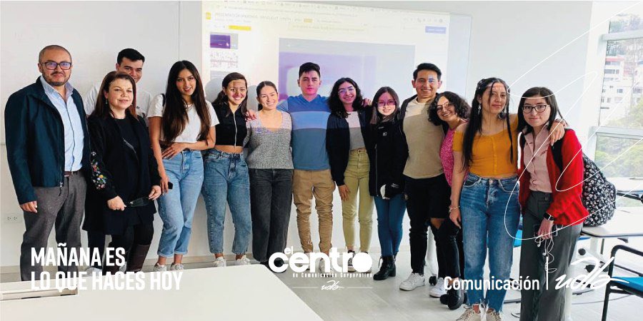 ComunicaUDLA's tweet photo. Julio Villalba, lidera una empresa de Comunicación Estratégica y una Productora Audiovisual, visitó a los estudiantes de Comunicación y habló sobre un proyecto con enfoque en la violencia a la mujer.

Juntos hacemos que las cosas pasen

#ComUDLA #SomosLaMejorCarrera #AmoLoQueHago https://t.co/raaRlzhQx1