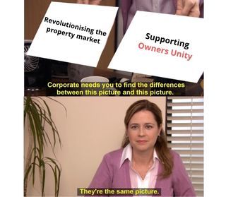 OwnersUnity's tweet photo. It's the same thing ✌🏼
#outtoken #ownersunity #ownersunitytoken #crypto #cryptocurrency #DEFI https://t.co/luTjtM8NlV