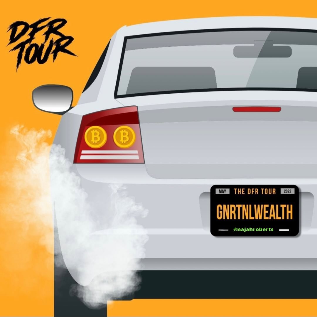 NajahRoberts's tweet photo. Don’t forget to mark your calendars to pull up in your city‼️🌆 #DFRTourCountdown #Generationwealth #DFRtour2022 #DFRtour #Bitcoin #FinancialRevolution
•
•
@CryptoPlug3 https://t.co/1ygDlXSWww