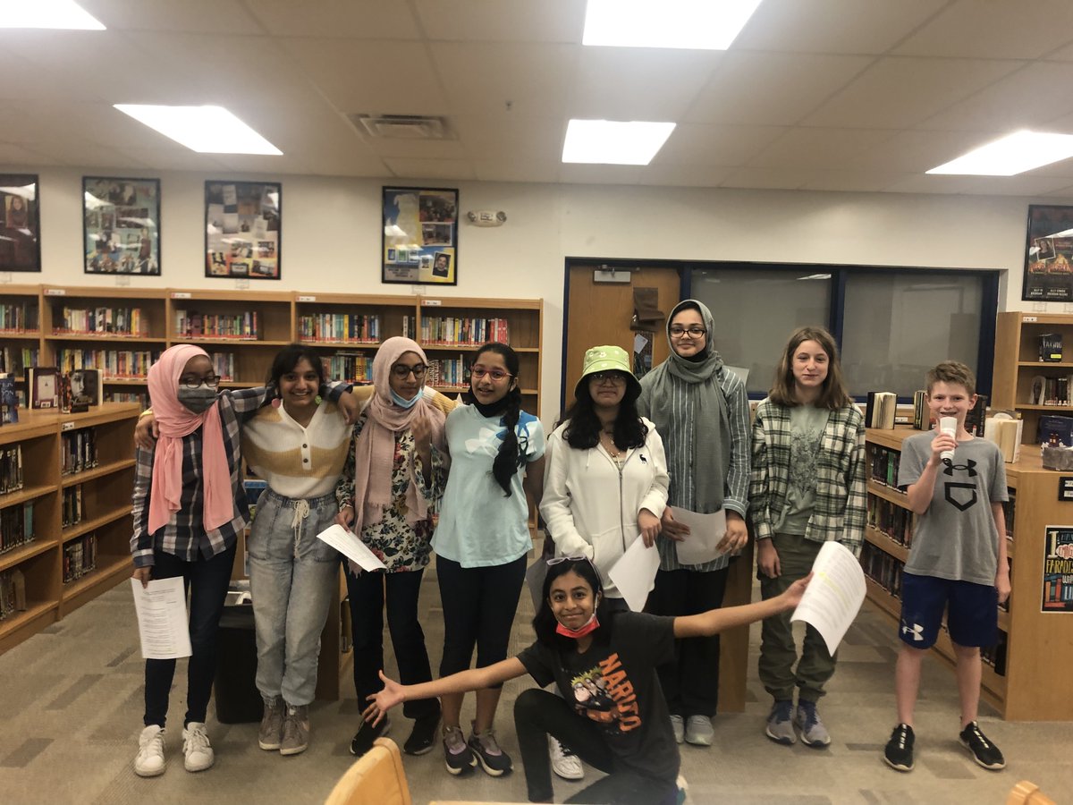 D89Libraries's tweet photo. @glencrestms 7th grade Library Teen Advisory Board, and our whole 7th grade, can't wait for our visit from @brownbookworm author Dhonielle Clayton tomorrow! Thanks so much @AndersonsBkshp for arranging the visit! https://t.co/2oDcoEwGUn