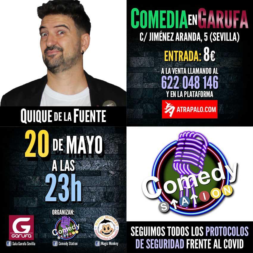 "...es que quiero más". Vale. Pues la semana que viene tenemos ¡¡no un día de comedia, sino dos!!
El VIERNES, <a href="/quiquemonologos/">quique de la fuente cómico</a>. ¿Qué más quieres para empezar bien el fin de semana?