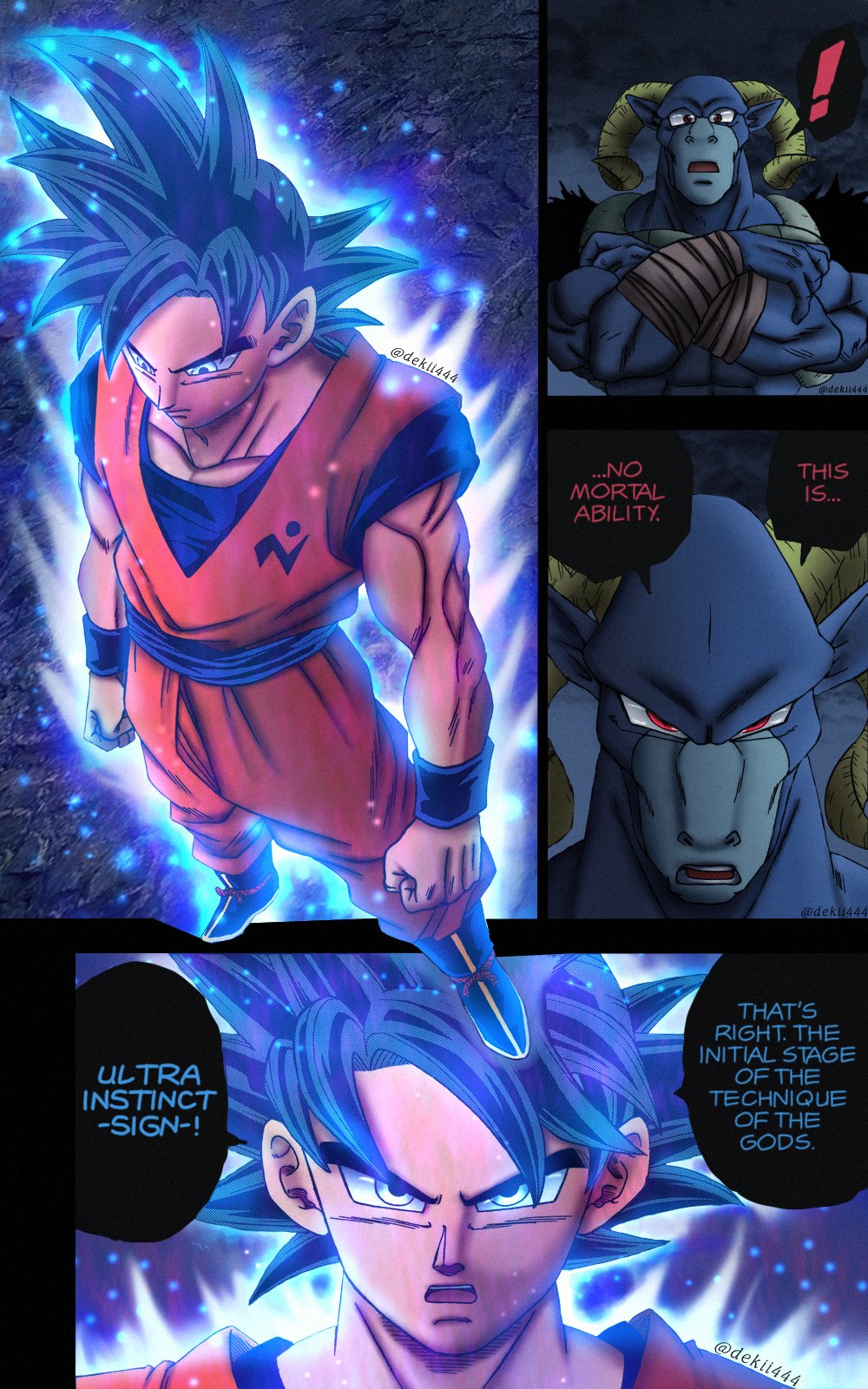 Dragon ball super manga colored  Dragon ball super manga, Dragon