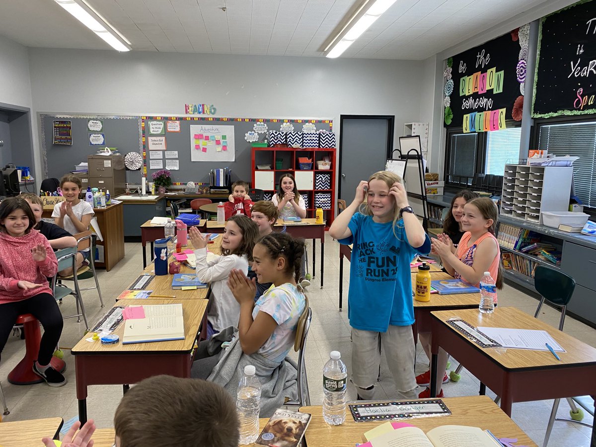 PingreePride's tweet photo. Superintendent Wargo announces our Town Art Contest winner. Congratulations Kristen!!! https://t.co/tLPOgLhoCc