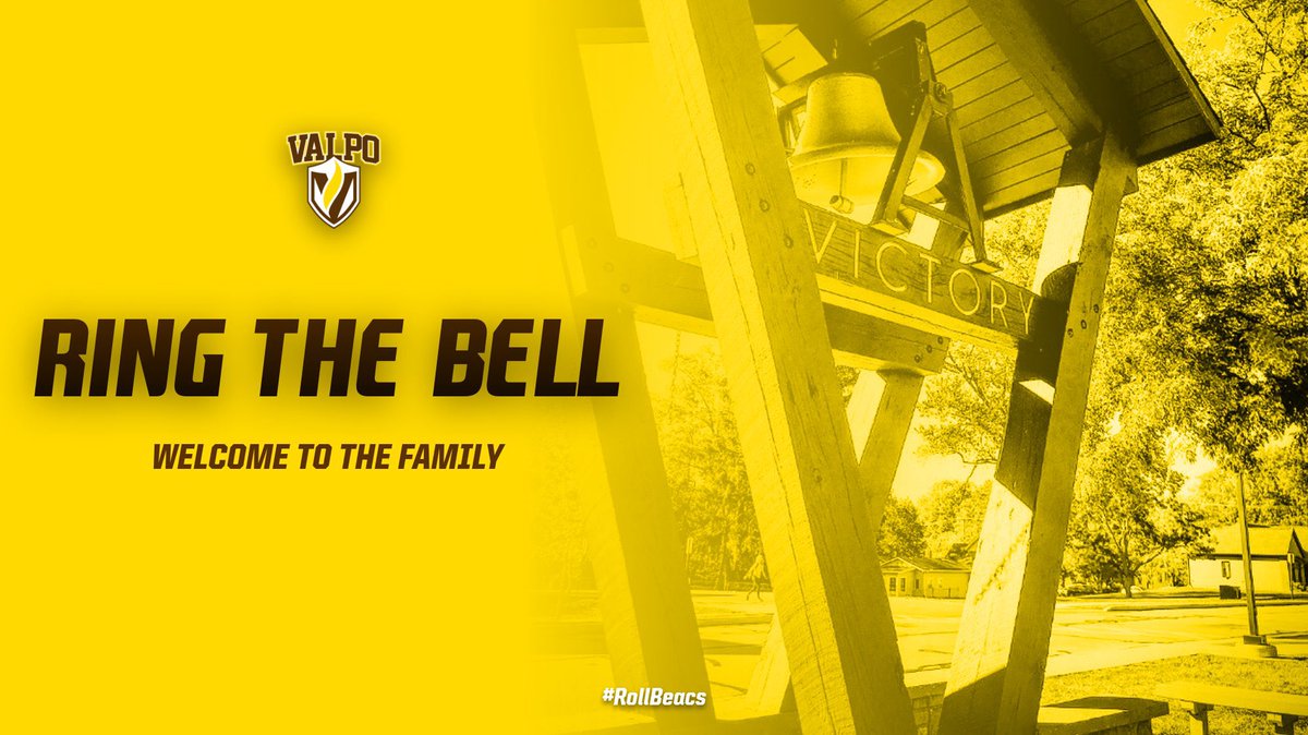 ValpoWSO's tweet photo. Ring the bell!! Adding a new member to the Beacon family!! 
#WeAreValpo #WeAreBeacons https://t.co/ZpBkry9dkM