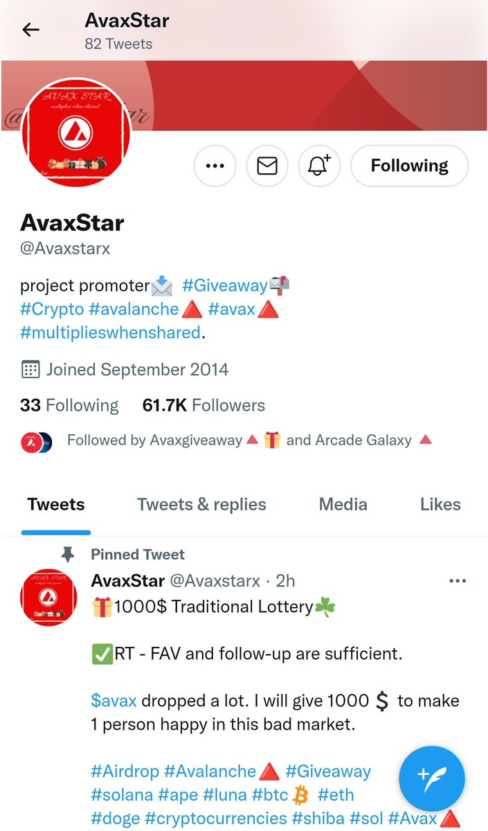 Greener83's tweet photo. @Avaxstarx https://t.co/lEZ4SXPXNs