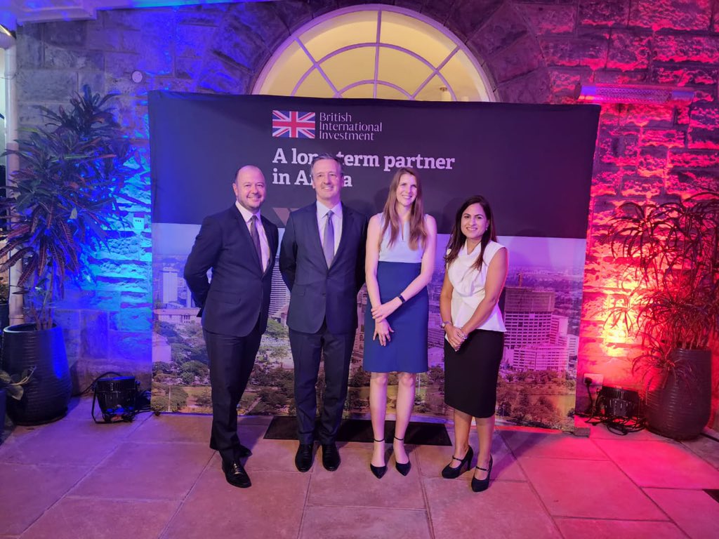 JaneMarriottUK's tweet photo. Celebrating a long &amp; illustrious history of @BritishIntInv formerly CDC Group which has played an important role in creating jobs, greening 🇰🇪’s economy, &amp; expanding access to services. 

Today signifies our continued desire to deepen the already close relationship between 🇰🇪&amp; 🇬🇧 https://t.co/y92TDESBqo