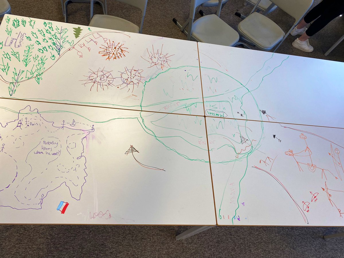 HistoryMearns's tweet photo. Some very creative and colourful depictions of the Battle of Falkirk, 1298 🎨 Well done to 1S4 for being responsible and safe learners ✨ @MearnsAcademy @MearnsMods @SATHinfo https://t.co/LLUNIWttgP
