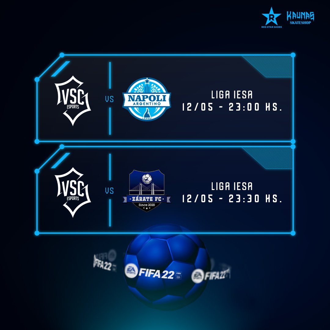 Cavsc_Esports's tweet photo. 🎮 MATCHDAY VILLERO ⚽

Hoy nuestro equipo de FIFA 22 va a disputar sus dos nuevos encuentros respectivos por la Liga C de @IESAFIFAar

⏰ 23hs (ARG)
🆚 @NapoliArgentino

⏰23:30hs (ARG)
🆚 #ZarateFC

A BANCAR A LA CELESTE 💙🤍

#VamosLaVilla #VamosACompetir https://t.co/F4PanBaHwG