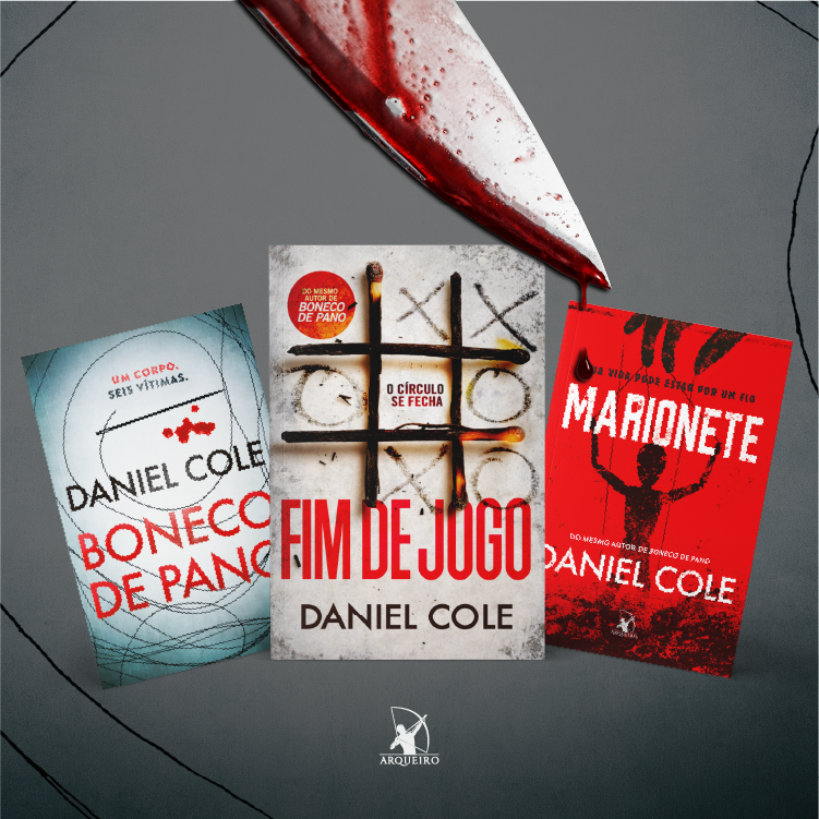 editoraarqueiro's tweet photo. "Fim de jogo" é o terceiro livro da série Boneco de Pano, de #DanielCole.
📍
Amazon: https://t.co/tOqg1Twik3
Submarino: https://t.co/M8L9GYvREv https://t.co/mNwdSq5Il7