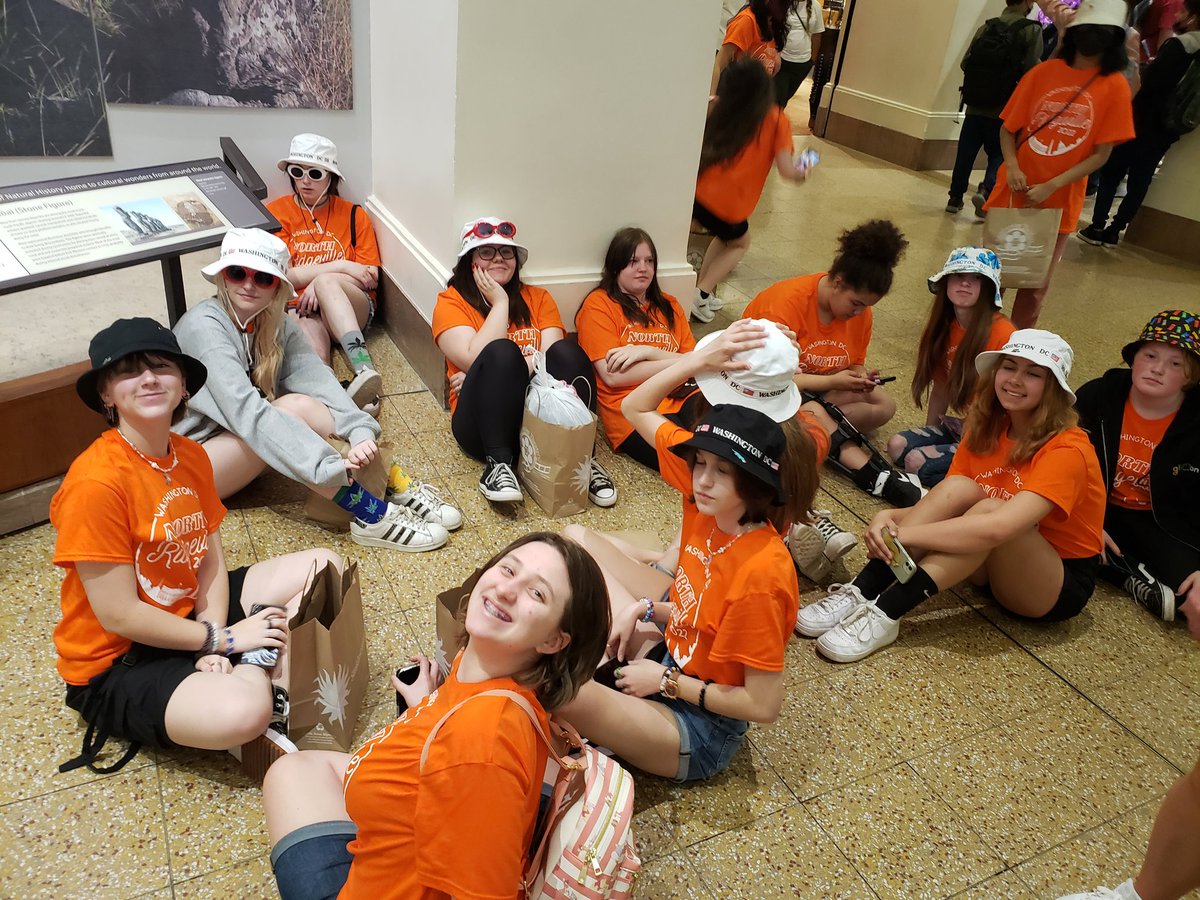 MrsNRRoth's tweet photo. Proof we let them rest!!! 🤣 What an awesome group!! #ontime #nextstopshopping #coolbus @NRMSDC https://t.co/nttg3wEbyK