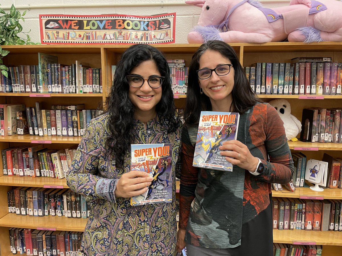 cseslibrary's tweet photo. @NHambrecht @henakhanbooks Yes, thank you so much for coming to share about your latest book, Super You! The students are so excited to read it! https://t.co/CaXEBy0joC