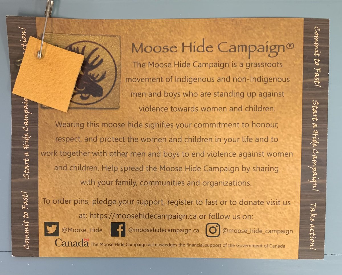 Cindi Vaselenak (@cvaselenak) on Twitter photo Last week I wore red on Day of Awareness for murdered and missing Indigenous women and girls. Today I wear <a href="/Moose_Hide/">Moose Hide Campaign</a> to stand with my male colleagues and students against violence towards women and children. #ItsTime #learnfromthenorth #YK1 Last week I wore red on Day of Awareness for murdered and missing Indigenous women and girls. Today I wear <a href="/Moose_Hide/">Moose Hide Campaign</a> to stand with my male colleagues and students against violence towards women and children. #ItsTime #learnfromthenorth #YK1