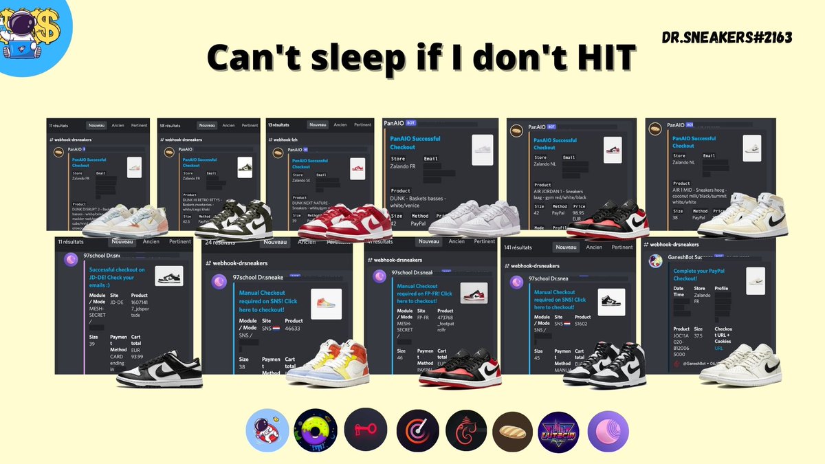 Thanh37209350's tweet photo. I know why I do sleep 4h night since few weeks 🧟‍♂️
Hopefully I have tons of @DonutProxies to kick this🍩
B:@panaiobot @MirageBots @GaneshBot 
CG: @LuteciaProject @EscapeNotify @thesoleradar 
Tools: @HekoAutomation @idktool 

Always kickin #97checkoutschool https://t.co/ZMEcxDUE2M