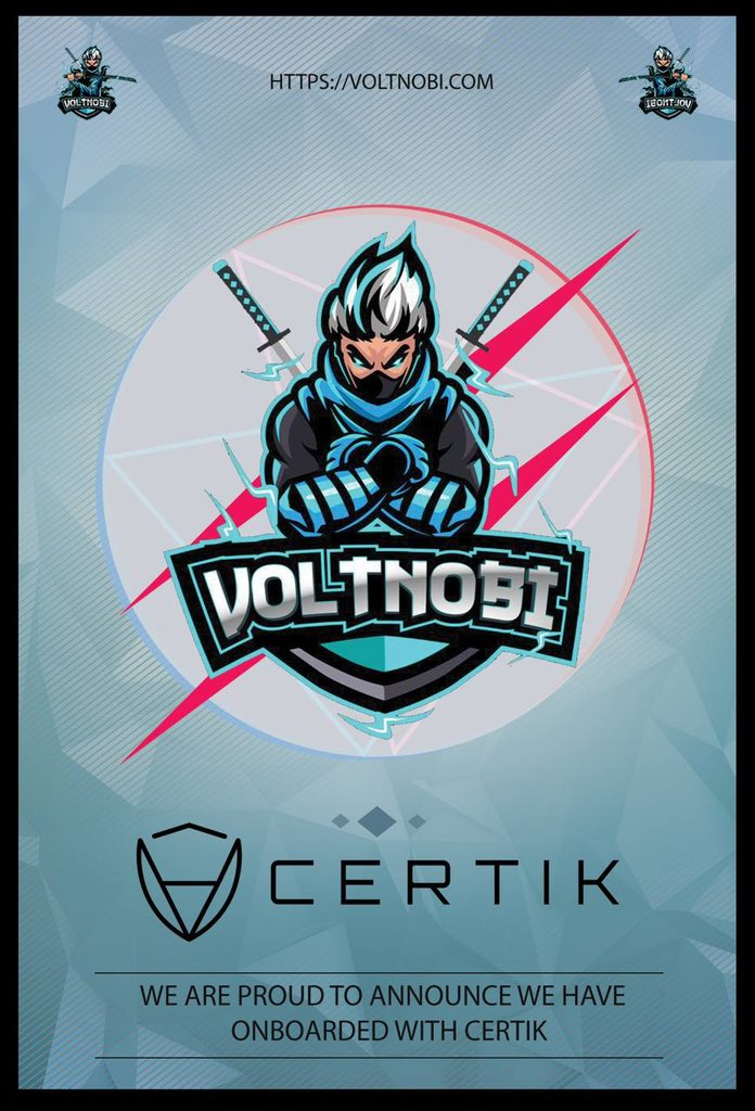 #CERTIK #VOLTNOBI @voltnobi We Are Not Playing! #SECURITY ONBOARDED BABY! $VOLTZ