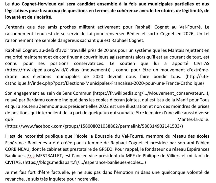 Khadija_MOUDNIB's tweet photo. Dimanche aura lieu #élection municipale #ManteslaJolie. 
J'aime ma ville et ses habitants et je suis une citoyenne intègre et soucieuse des Mantaises et Mantais. Vous trouverez un papier concernant les 2 protagonistes : M. Cognet et M. Bédier.
La suite⤵️
https://t.co/H2XX4ZB6M0 https://t.co/2LRATKhvCQ