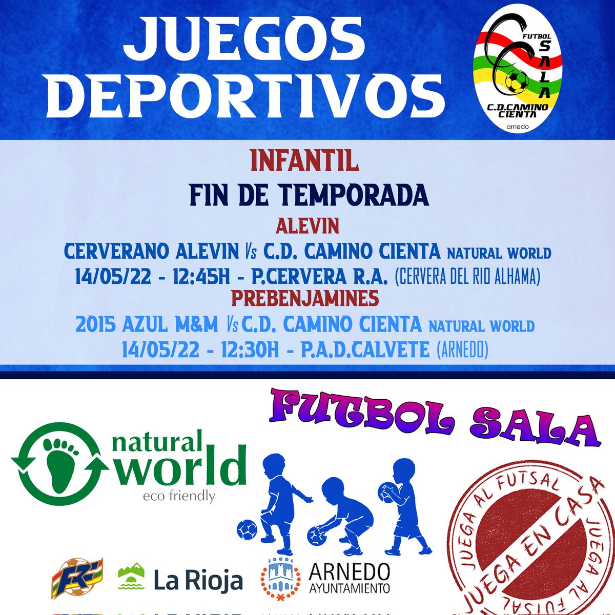 Se nos viene otro finde importante si queremos seguir arriba. Y los JJDD disfrutarán del último partido de la temporada. Suerte a tod@s!!!