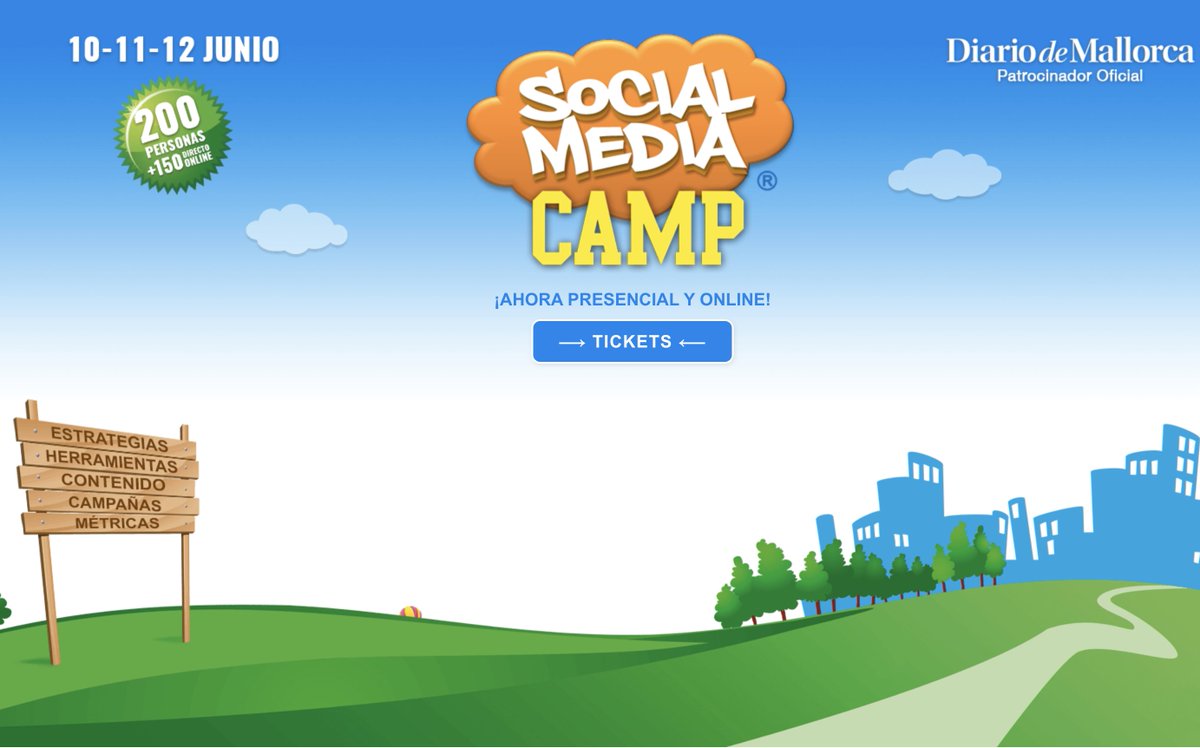 Vuelve a Mallorca socialmediacamp.es con temas MUY de actualidad: Reels, Tiks, Instagram y #TikTok, Estrategia, Engagement, contenido de valor, algoritmos y monitores muy 🔝<a href="/fatimamartinez/">Fátima Martínez</a> @sertxusanchez <a href="/NiltonNavarro/">Nilton Navarro </a> <a href="/RoiSastre/">Roi 🏳️‍🌈</a> @SocialMedier <a href="/superenserio/">Sonia Luna 👩‍💻</a>