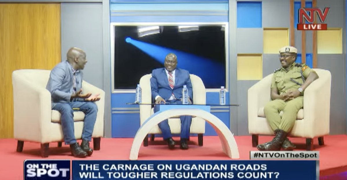 I have been talking to some Ugandans who are really educated and they say that they prefer to travel in a bus that moves faster because they have business to do, so to them, a driver who moves slowly is not a good driver. - MP Alex Ruhunda . #NTVOnTheSpot