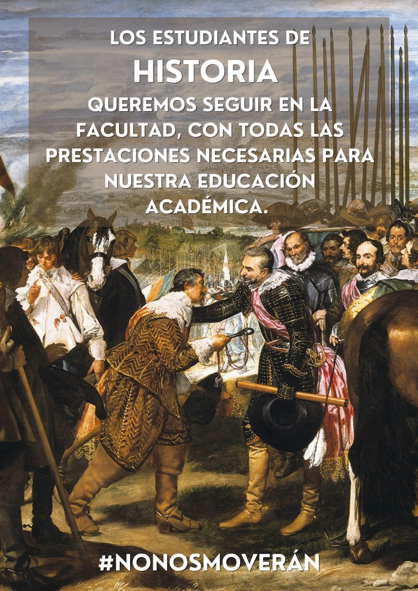 HHdaNOSECHANUGR's tweet photo. ECHAN A LOS GRADOS DE HISTORIA DEL ARTE E HISTORIA DE LA FACULTAD DE FILOSOFÍA Y LETRAS DE LA UNIVERSIDAD DE GRANADA❗❗❗

Abro hilo 👇🏻 https://t.co/L6ntc5yRM1