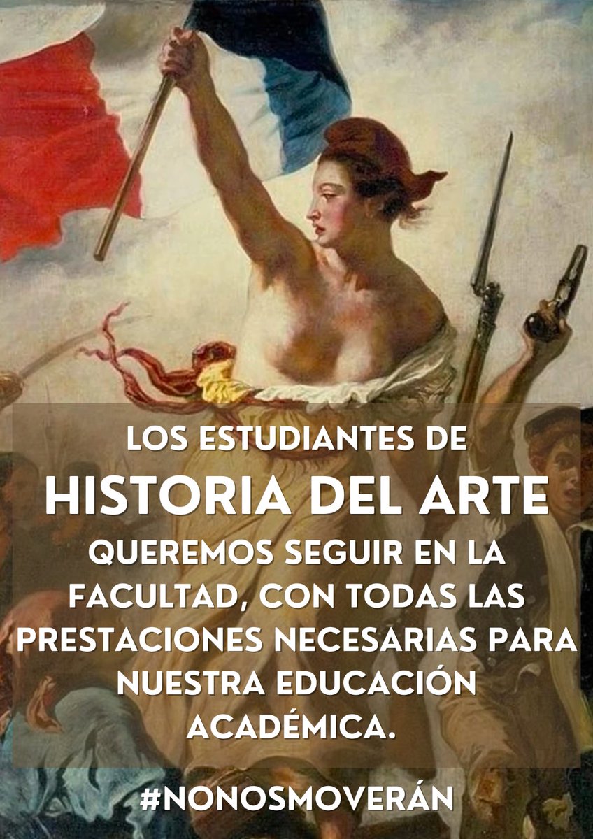 ECHAN A LOS GRADOS DE HISTORIA DEL ARTE E HISTORIA DE LA FACULTAD DE FILOSOFÍA Y LETRAS DE LA UNIVERSIDAD DE GRANADA❗❗❗

Abro hilo 👇🏻