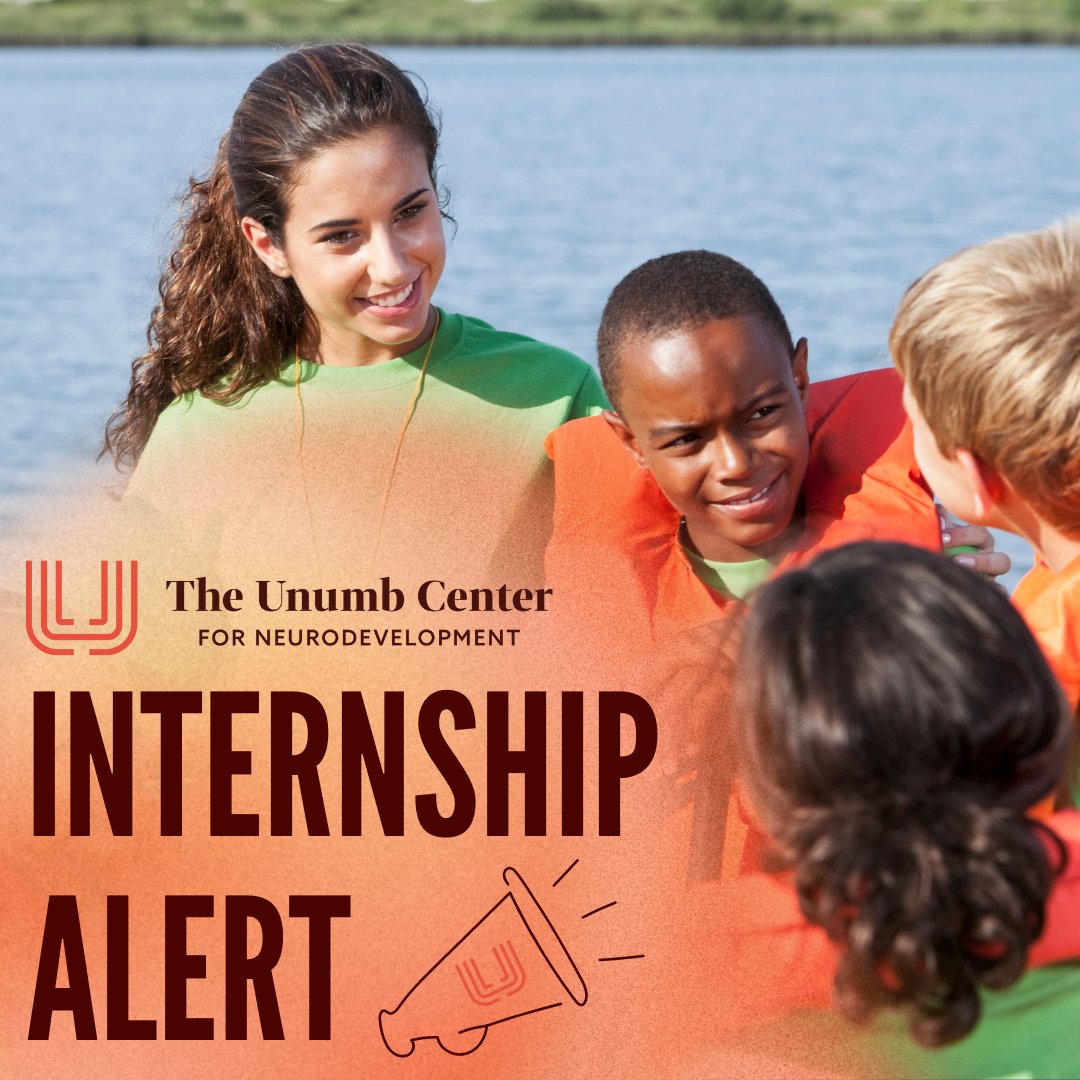 #InternshipAlert!🚨 We are seeking interns for Camp U, our summer camp for children with autism and social skills deficits the week of July 25th. Interns will serve as camp counselors &amp; receive training in #autism and applied behavior analysis. Apply here: bit.ly/InternshipTheU…
