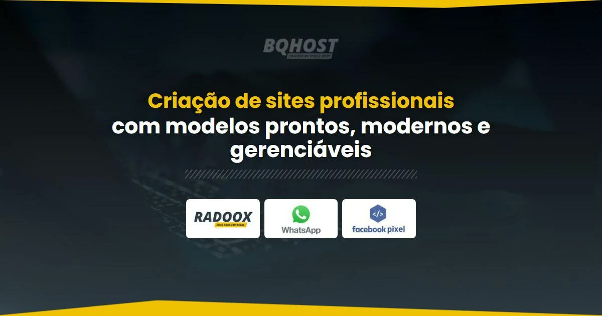 bqhost's tweet photo. Criação de sites profissionais. Com modelos prontos, modernos e gerenciáveis

Escolha um modelo de site profissional Radoox para representar a sua empresa como ela precisa.

Conheça a plataforma em: https://t.co/nCFO4Zdd4U https://t.co/RPaSKGhTMt