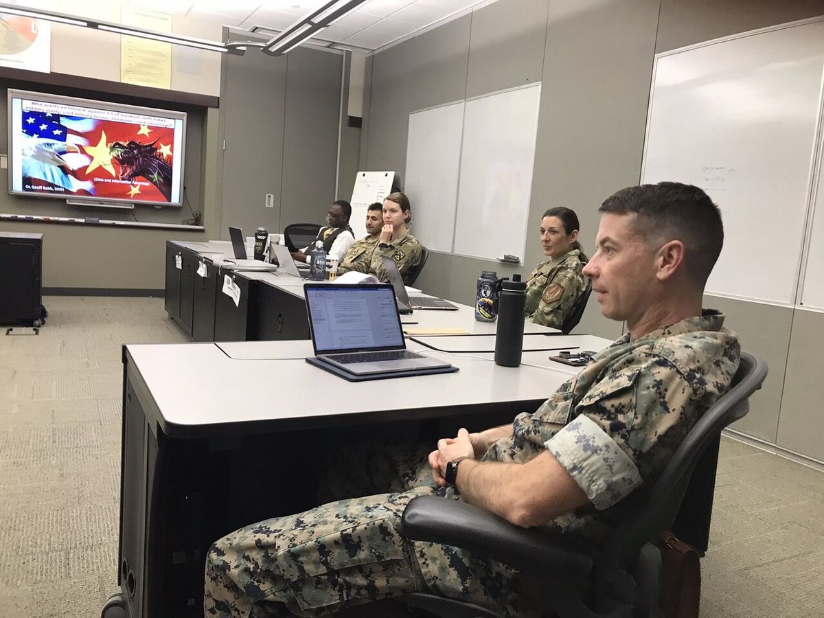 Dr. Joseph Babb took time to speak to the Scholars on China. Thoughtful, provocative, and engaging - he challenged the team to think and read deeply. Also it was an honor to have  <a href="/DwayneWagnerSr/">Dwayne Wagner</a> sit in as well!
#informationadvantagescholars