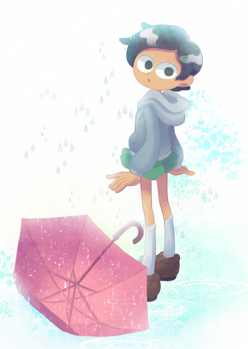 「雨の止み始め 」|みわ子のイラスト