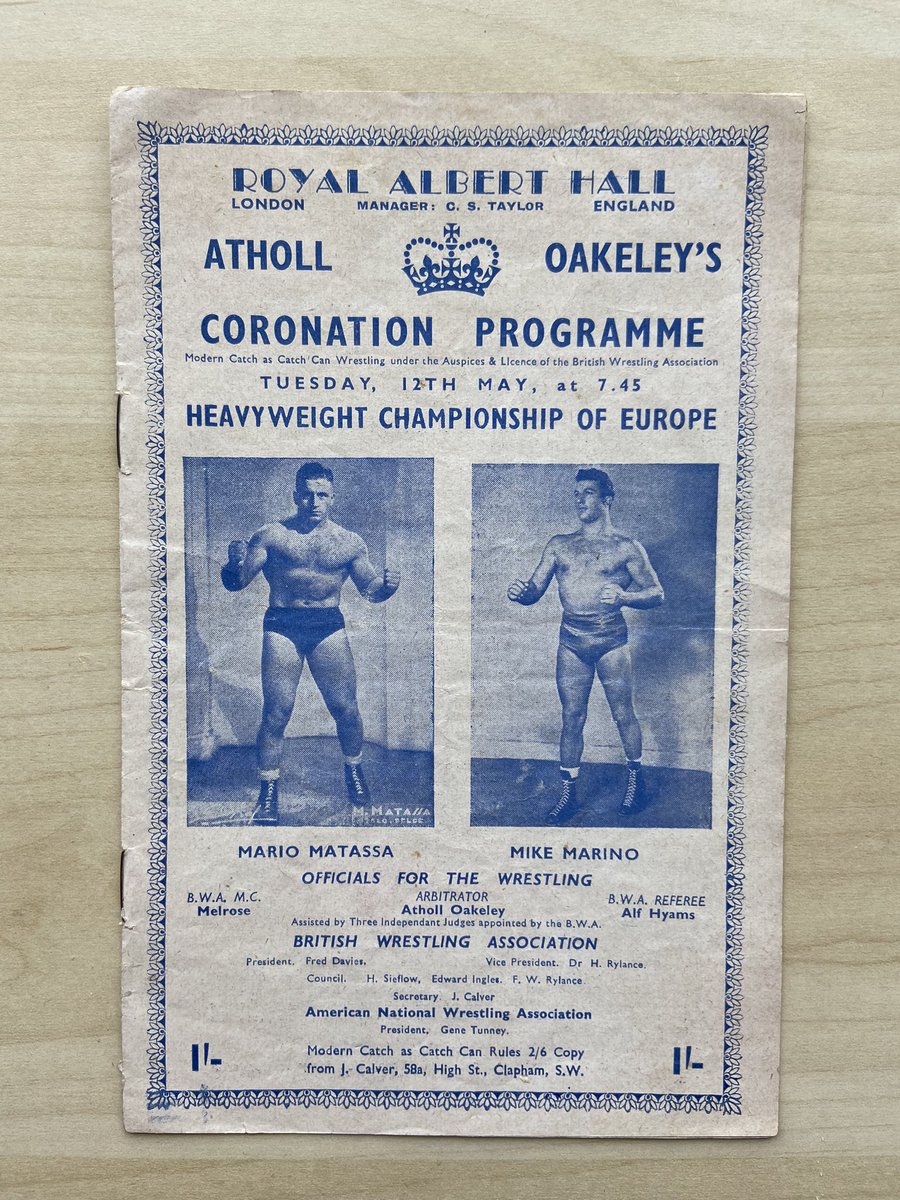 ostpies's tweet photo. British wrestling shows from May 12; 1953 (RAH) &amp; 1981 (TV):  @RoyalAlbertHall @mattfarmer93 @RealErnestARS @WrestlingCardz @SheriffLonestar @SirLARIATO @allan_cheapshot @OldWrestlingPic @WrestlingIsKing @AJFwrestling @NHarnser @Ms_Joanne_F @johnlister https://t.co/98pdfG1gOj