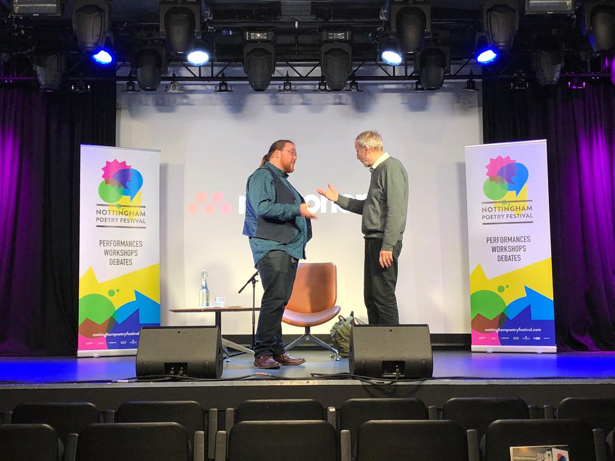 Ben Macpherson (@benmacpherson1) on Twitter photo What an incredible night! All thanks to <a href="/NottmPoetryFest/">Nottingham Poetry Festival</a> I had the immeasurable pleasure of sharing a stage with <a href="/MichaelRosenYes/">Michael Rosen šššš NICE ē·ē·</a>. I got to do a few poems in support and then a masterclass in how to do a #poetry show for all ages from the wings. Iām a very happy #poet tonight š What an incredible night! All thanks to <a href="/NottmPoetryFest/">Nottingham Poetry Festival</a> I had the immeasurable pleasure of sharing a stage with <a href="/MichaelRosenYes/">Michael Rosen šššš NICE ē·ē·</a>. I got to do a few poems in support and then a masterclass in how to do a #poetry show for all ages from the wings. Iām a very happy #poet tonight š