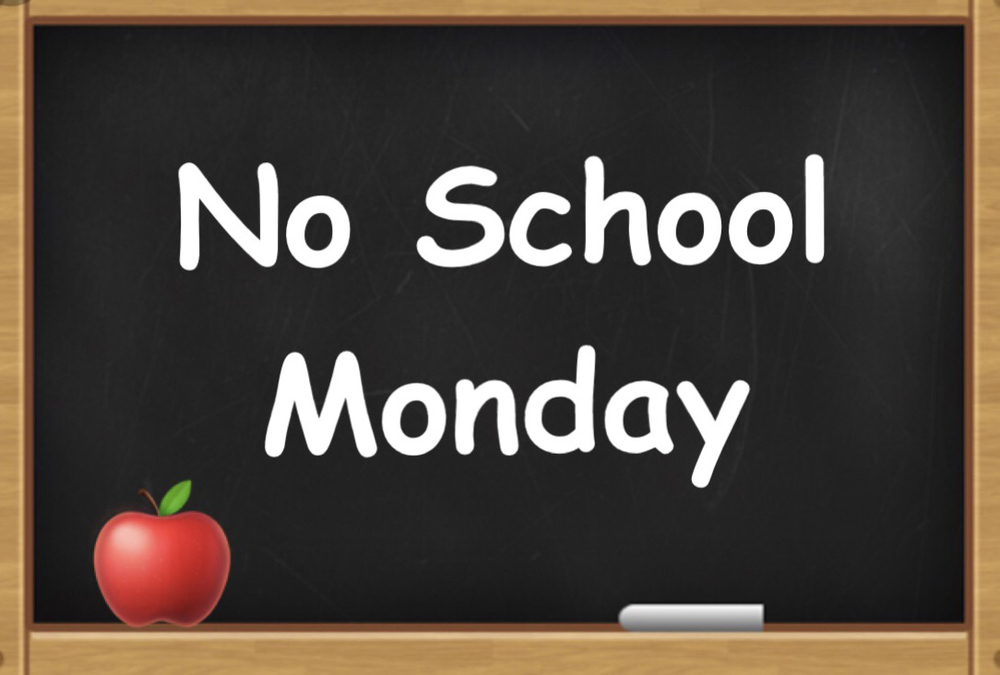 EaglePride247's tweet photo. Eagle Parents!  Just a reminder that Monday is a scheduled day off for our students and teachers! https://t.co/GJZ8UN7w51