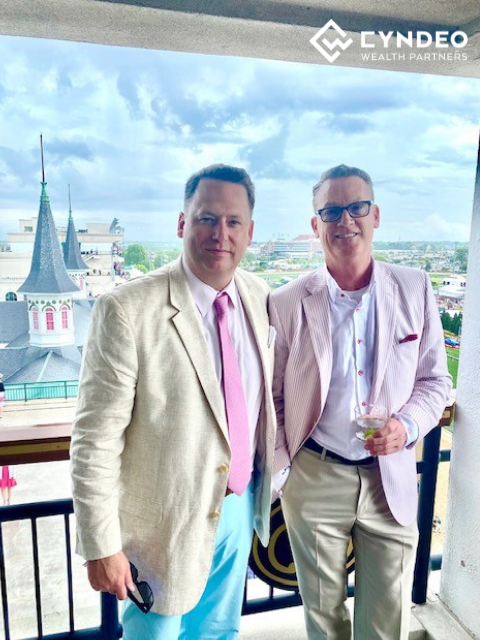 Cyndeo Wealth Partners (@cyndeowp) on Twitter photo This past weekend our CEO, Matt Kilgroe, attended the Kentucky Derby with friends and colleagues in the <a href="/DynastyFP/">Dynasty Financial Partners</a> network. It was an amazing experience, and we definitely didn’t see that surprise finish coming!
#RichStrike #KentuckyDerby #CyndeoWealthPartners This past weekend our CEO, Matt Kilgroe, attended the Kentucky Derby with friends and colleagues in the <a href="/DynastyFP/">Dynasty Financial Partners</a> network. It was an amazing experience, and we definitely didn’t see that surprise finish coming!
#RichStrike #KentuckyDerby #CyndeoWealthPartners
