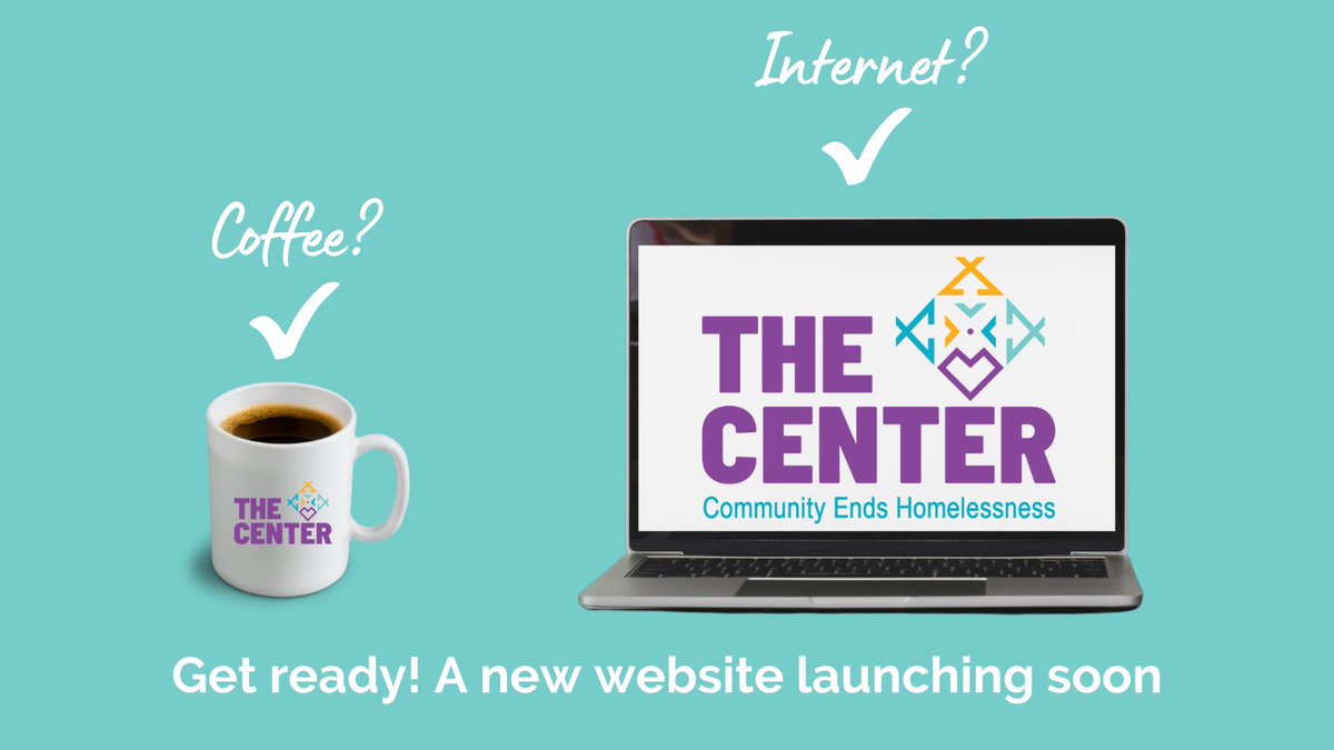 Get your coffee and get ready for a new website! - New stories - New list of resources - Program updates - New ways for you to get involved and be a great ambassador for our neighbors on the streets See you soon! Bookmark thecenterinhollywood.org #NewWebsite #GetReady #Resouces