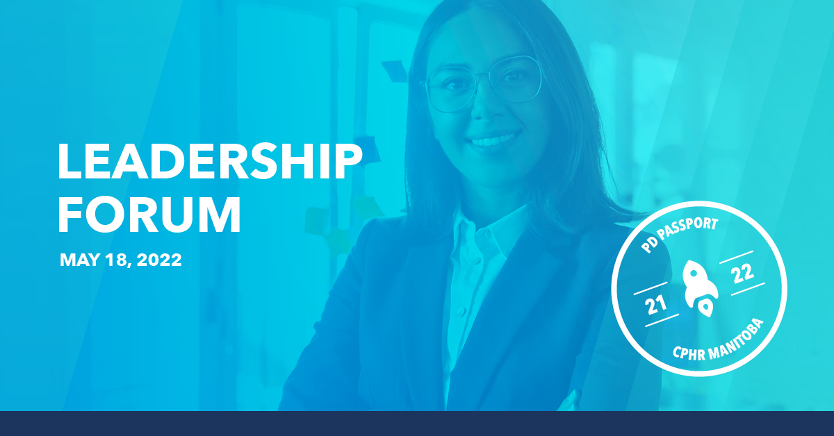 CPHRMB's tweet photo. Sign up for the fifth and final PD Passport Series of the year! The Leadership Forum will feature a variety of topics facilitated and presented by seasoned professionals.
Register here: https://t.co/7eHyII8qmy
#CPHR #CPHRMB #LeadershipForum https://t.co/tdAS035xsB