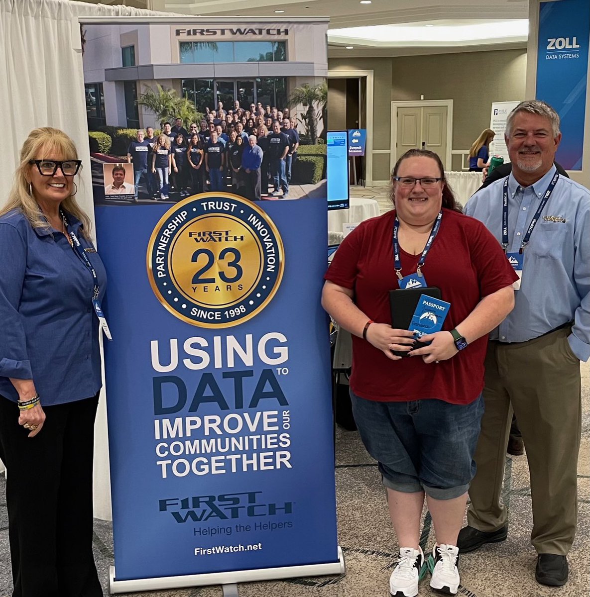FWDataExperts's tweet photo. Congrats to #ZollSummit Passport Program @FWDataExperts Prize Winner, Jasmine Neumann from St Luke’s Emergency and Transport, Tannersville, PA. Jasmine is a Paramedic Dispatcher and the @zoll_rescuenet Zoll Summit was Jasmine’s first conference!! @toddfw @hp_ems @mystlukes https://t.co/hXiIbZ51L9