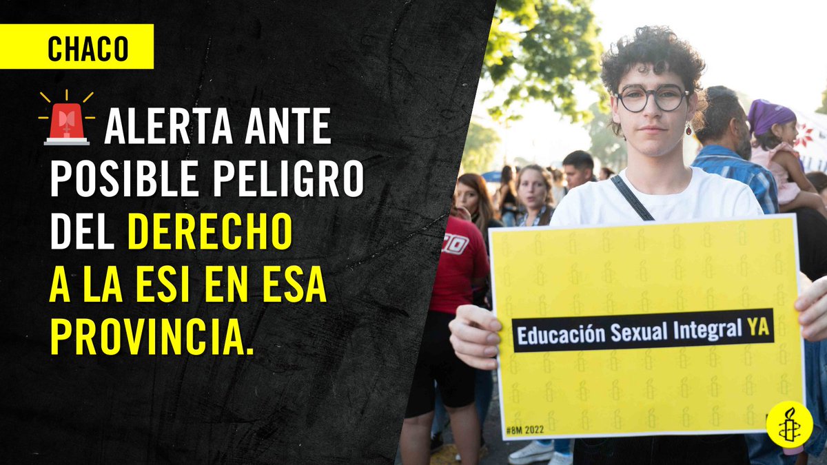 amnistiaar's tweet photo. ⚠️ #AlertaESI 

🤔¿Qué pasa en Chaco? 

🧶 Te lo explicamos en este hilo 👇 https://t.co/AkhTJ8Us6h
