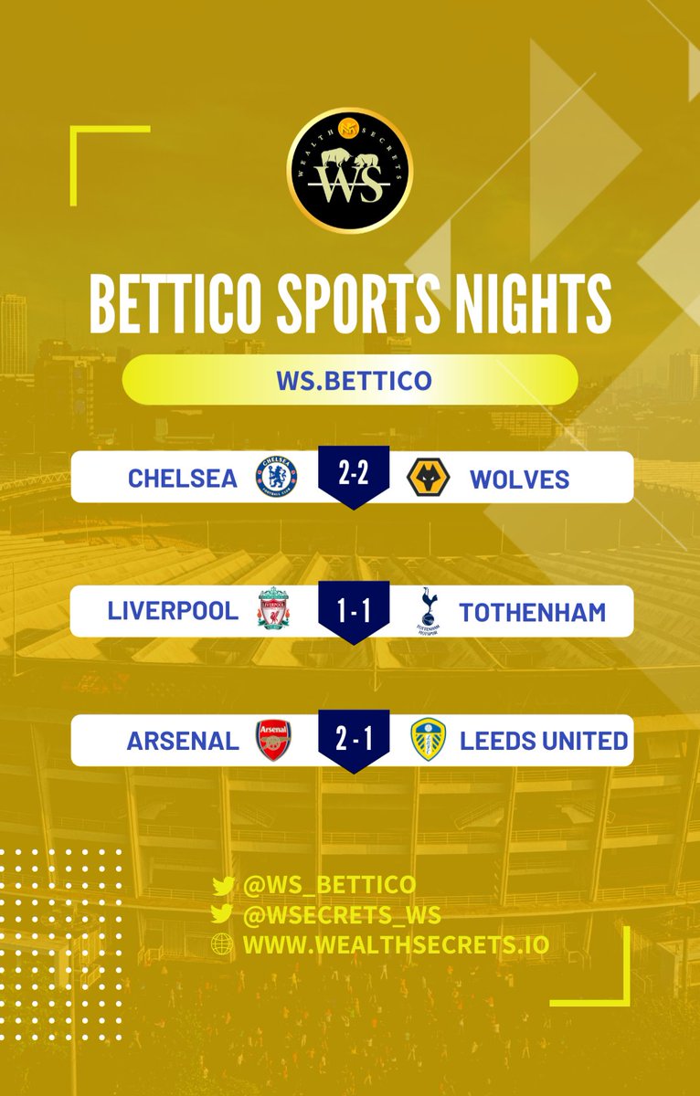 WS_Bettico's tweet photo. Winners of our #24 Predict and Win Challenge.
@riqohe
@D_CE0_
@adenipeku
@CareMorence
@Freshdavi1
@rywbuyop
@Felicia45210731
@ionnxxo
@YelzowK
@gadajimo
Send your address via DM to  claim your reward. Make sure to add your winning prediction link for QC purposes.

Congrats champs https://t.co/posVlR2wlJ