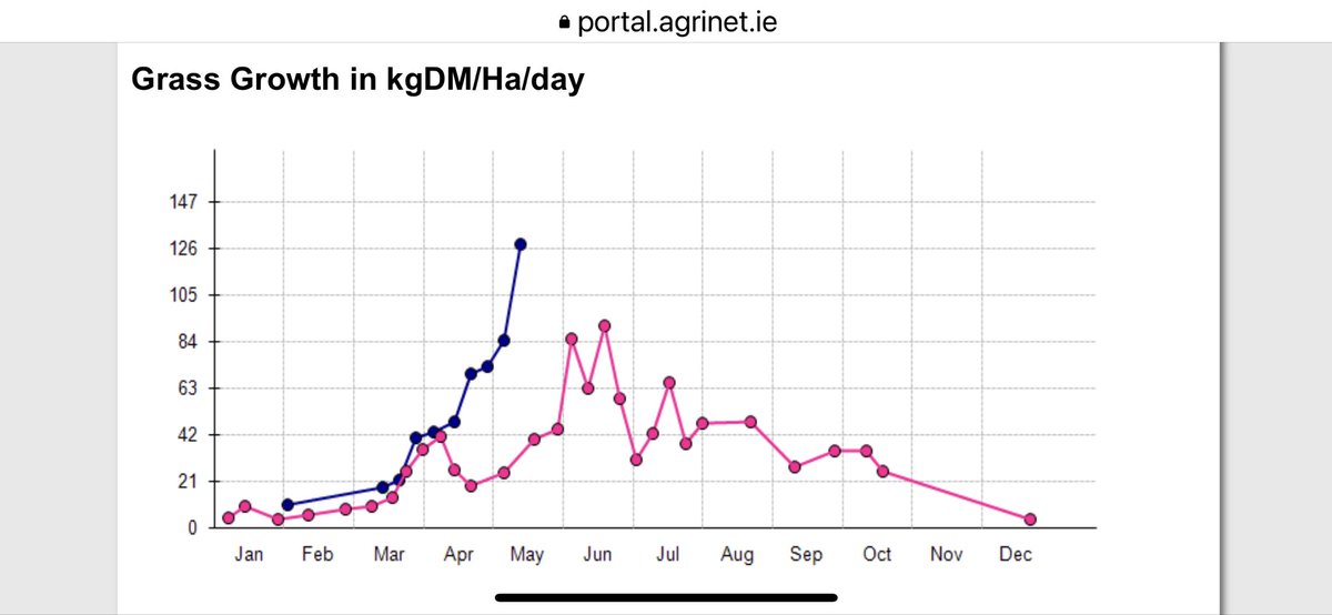 This grazing season has been zero stress compared to last year.