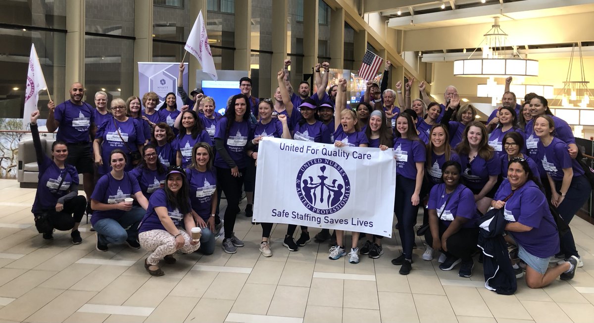 Today, UNAP members joined in solidarity with other nurses and health professionals from across the country for the National Nurses March in Washington D.C. We marched to Congress to demand real change in the healthcare field. #nationalnursesmarch