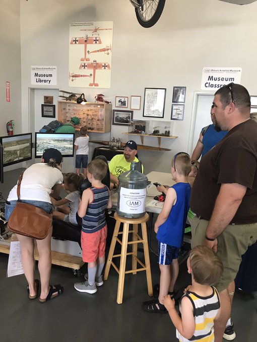 Bolingbrook_IAM's tweet photo. Just 22 days left until Cavalcade of Planes comes flying into CLOW airport! Today, we are looking back at a great time we had during 2019. Can't wait to see you all there. Looking for more information about Cavalcade? See the link.  https://t.co/vU1r0cyQff #ThrowbackThursday https://t.co/MutYSWjHgz