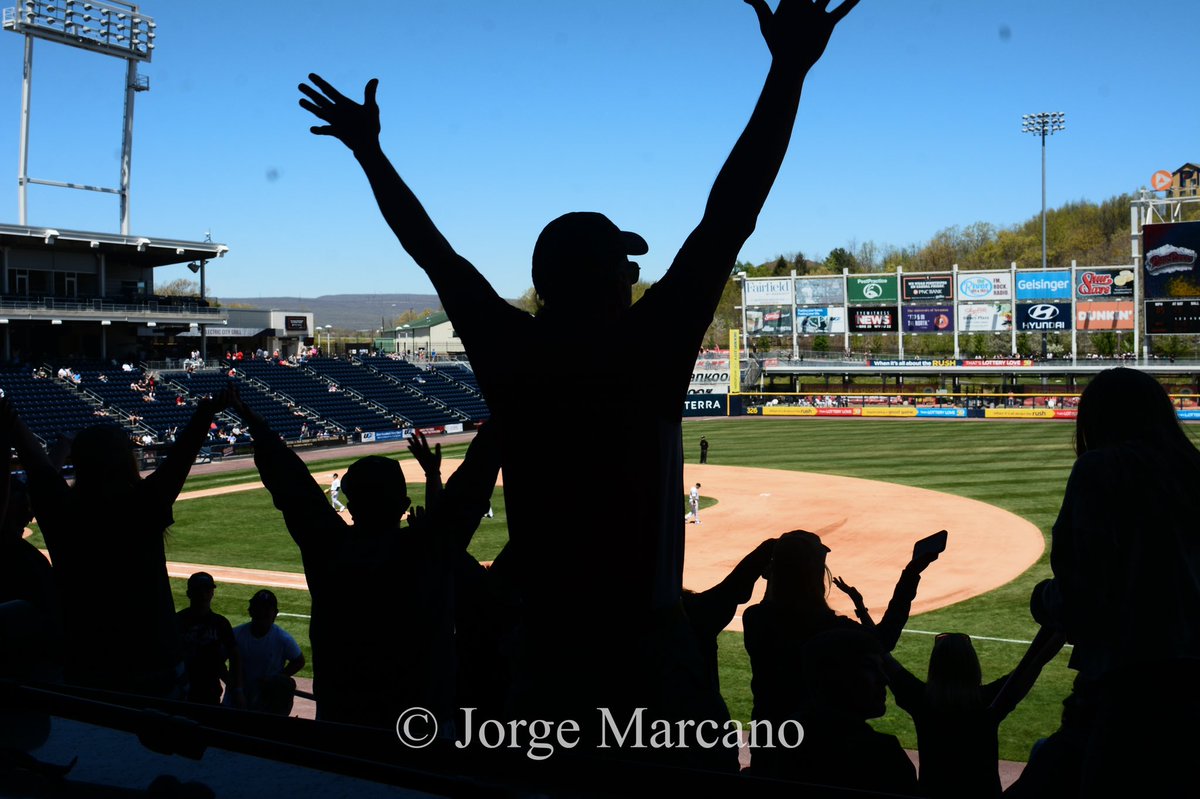 Fun day at the ballpark                                    #MILB #MLB #Railriders #Yankees #sportphotography #nikon #BaseBall #Beisbol