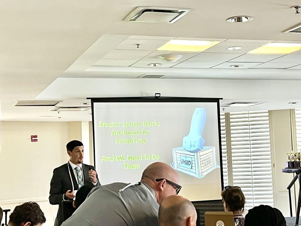 EMDocHDS's tweet photo. Erector Spinae nerve blocks!
Great for pain management, and decreasing use of opioids which is a win win for everyone! Add dexamethasone to your anesthetic for longer lasting pain control!
#SONOSOAPBOX #POCUS @POCUSaurusRex @SAEMAEUS @SAEMonline https://t.co/Olc2VOcwtL