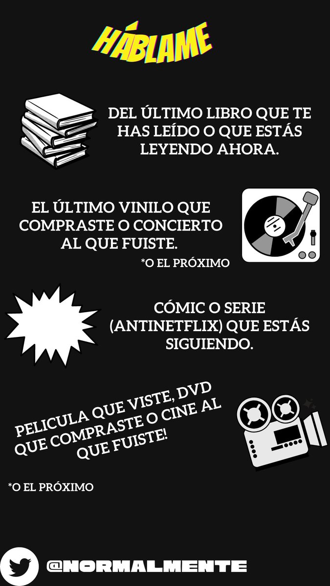 Normalmente's tweet photo. Vas a llegar hasta aquí y no vas a Seguirme ni mandarme un MD?

Aquí tienes ideas🙃 https://t.co/cfKyDrCNJo