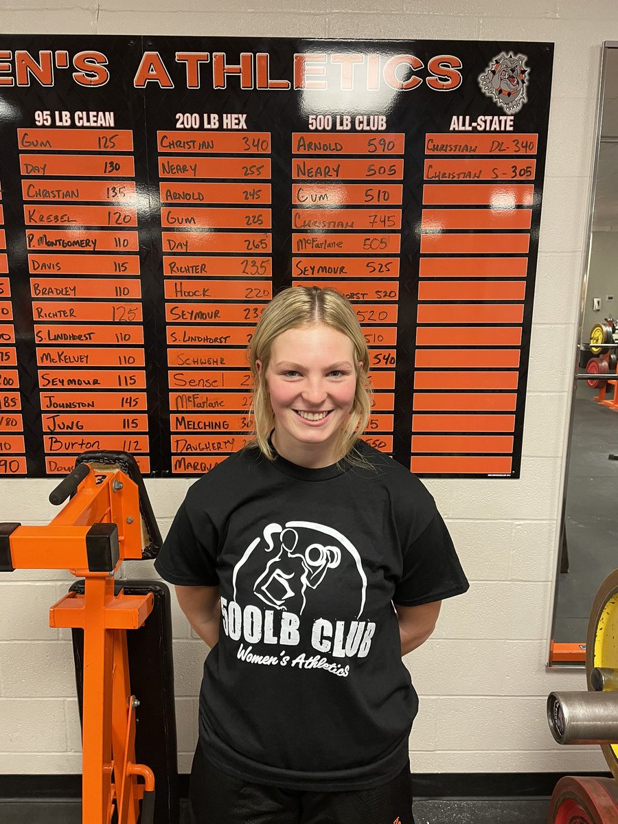 Congrats to Ashtyn on making the 500lb club for my 8th hour!  <a href="/DanielMcKim/">Daniel McKim</a> <a href="/athletic_whs/">WHS Athletic Boosters</a>