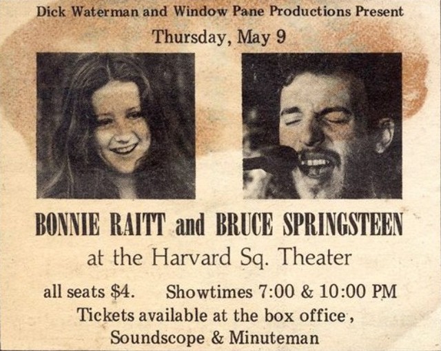 TheBonnieRaitt's tweet photo. What an incredible night in 1974! Bruce @springsteen blew me and everyone away from the first time I saw him sit in at the Bitter End in NYC. So proud and grateful we’re still at it and he still loves redheads! 💜 - Bonnie https://t.co/sRSrWAWk7A