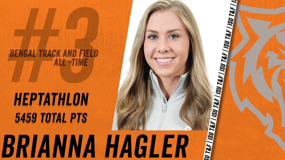 IdahoStateTFXC's tweet image. 🚨 New School Record 🚨

Brianna Hagler sets a new Heptathlon record with 5459 points - the 3rd best score in Idaho State history!