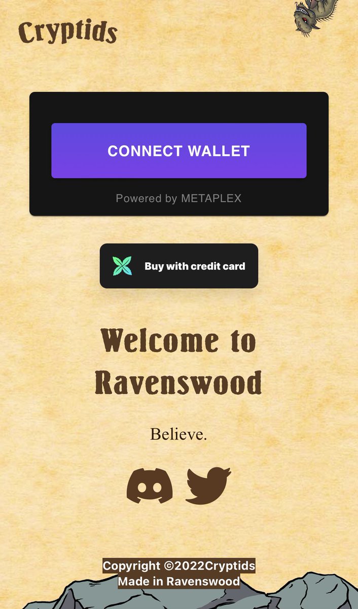CryptidsSol's tweet photo. Thanks to @crossmint_io, you can now mint a Cryptid with your credit card OR Solana! Less than $10… pretty good deal. 🤩 https://t.co/ceG4Io5ieG
