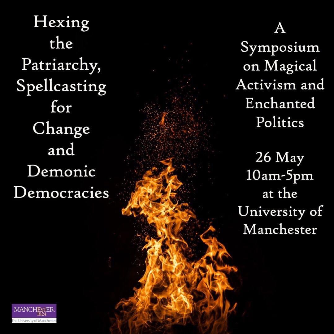 Really looking forward to attending this conference!

Not long to go now till the #magicalactivism symposium! And even better… you can register to Zoom in for the webinar now too! Check out the website with all the deets 🔥
hollymorse.wixsite.com/hexingthepatri…