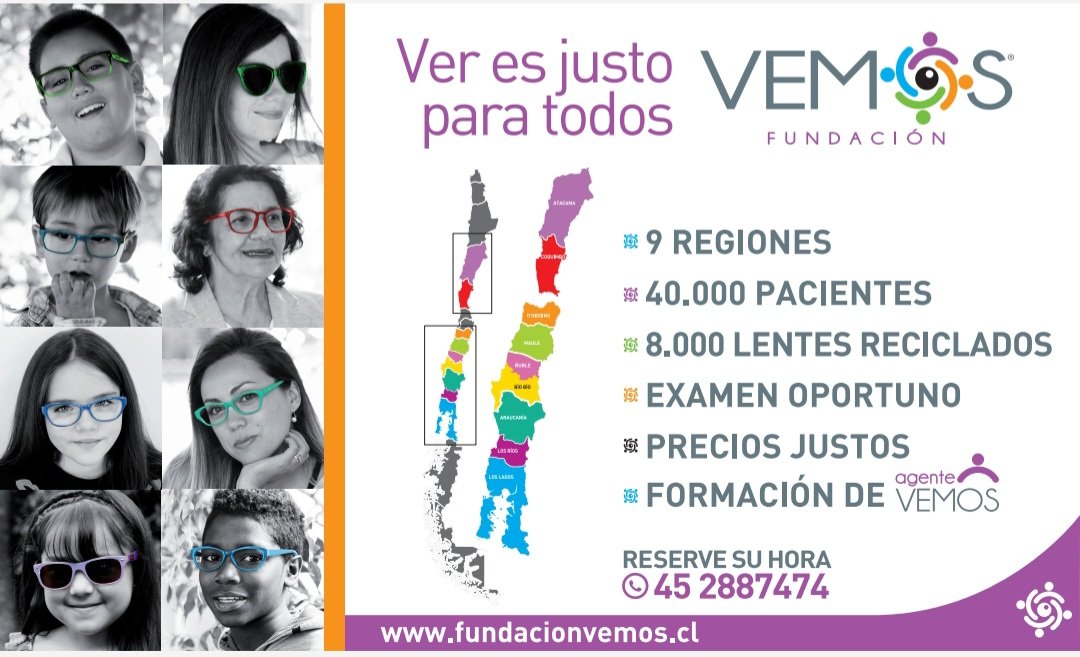 RedVemos's tweet photo. Fundación VEMOS abre sus puertas en sucursal La Serena, con atenciones en la 3° Región De ATACAMA y 4° de COQUIMBO 🙌🤓

Un sueño hecho realidad, el estar más cerca de las familias del norte, entregando salud visual de calidad a precios justos.

https://t.co/MC1lN3yFT3 https://t.co/LNyWlxonuc