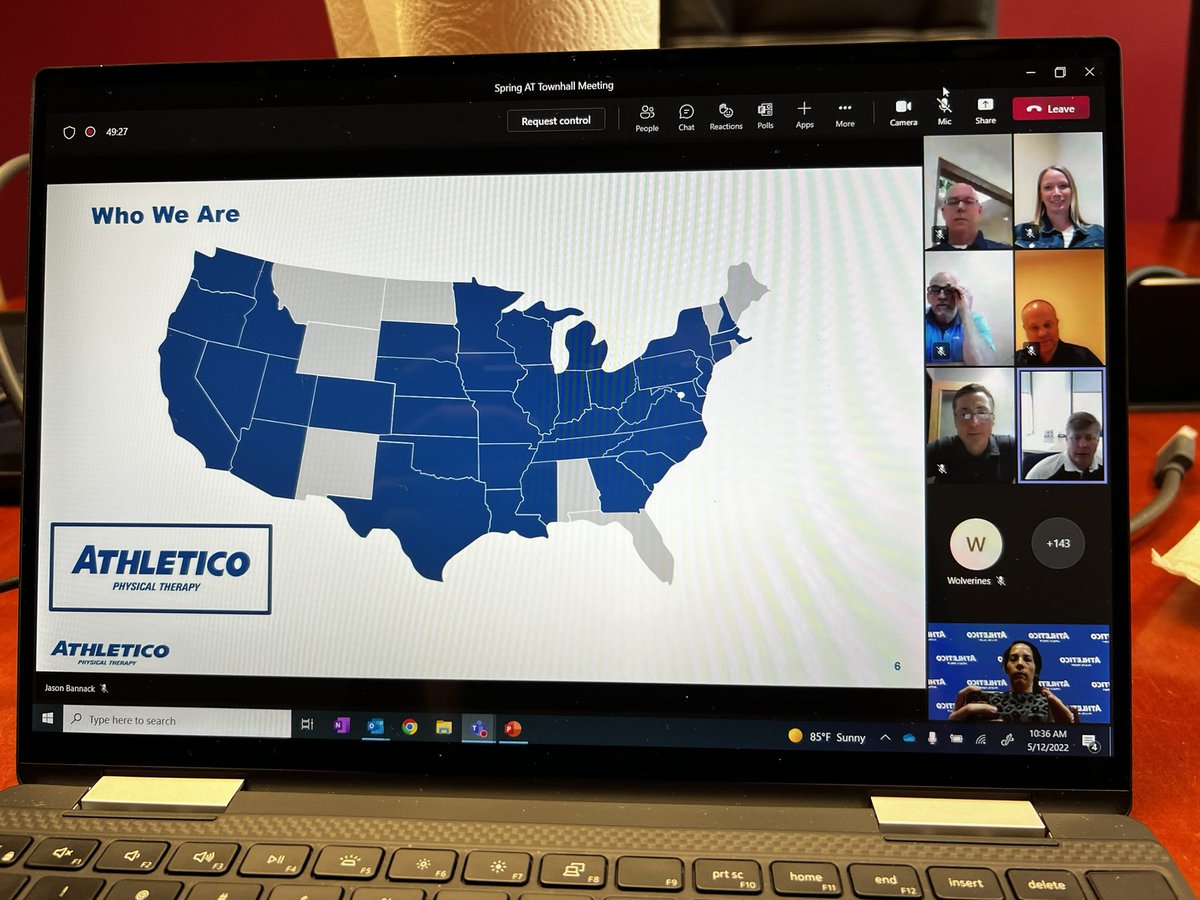 AcoATTeam's tweet photo. 150 of the crew joined us this AM for our Spring AT Meeting. A BIG TIME thanks to Chris Throckmorton, CEO, on taking the time to connect with the team. Great message - pumped up! #OneAthletico https://t.co/qDVukBmCpd
